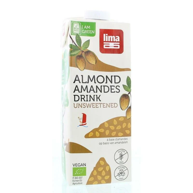 Lima Amandel drink suikervrij bio 1000ml