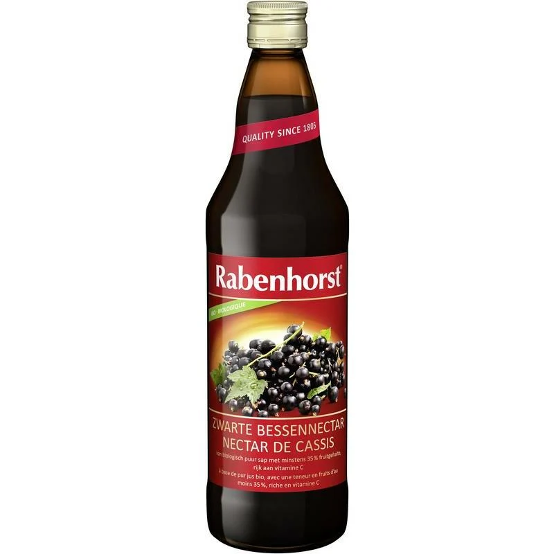 Rabenhorst Zwarte bes nektar bio 750ml