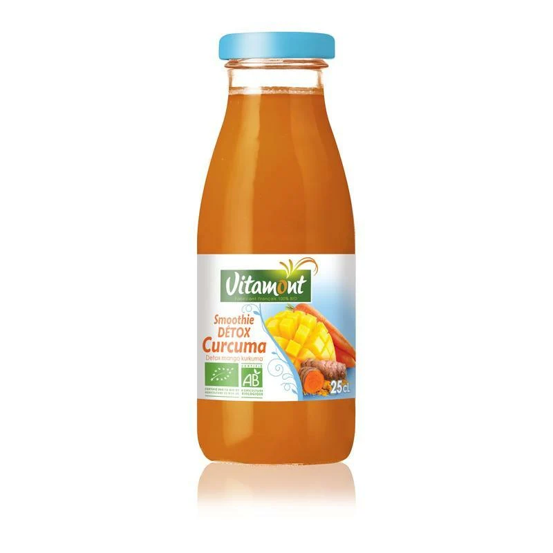 Vitamont Smoothie detox mango kurkuma bio 250ml