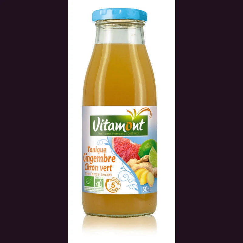 Vitamont Tonic gember limoen bio 500ml