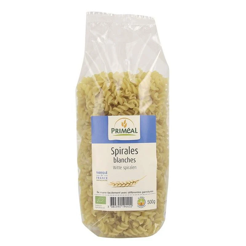 Primeal Witte spiralen bio 500g