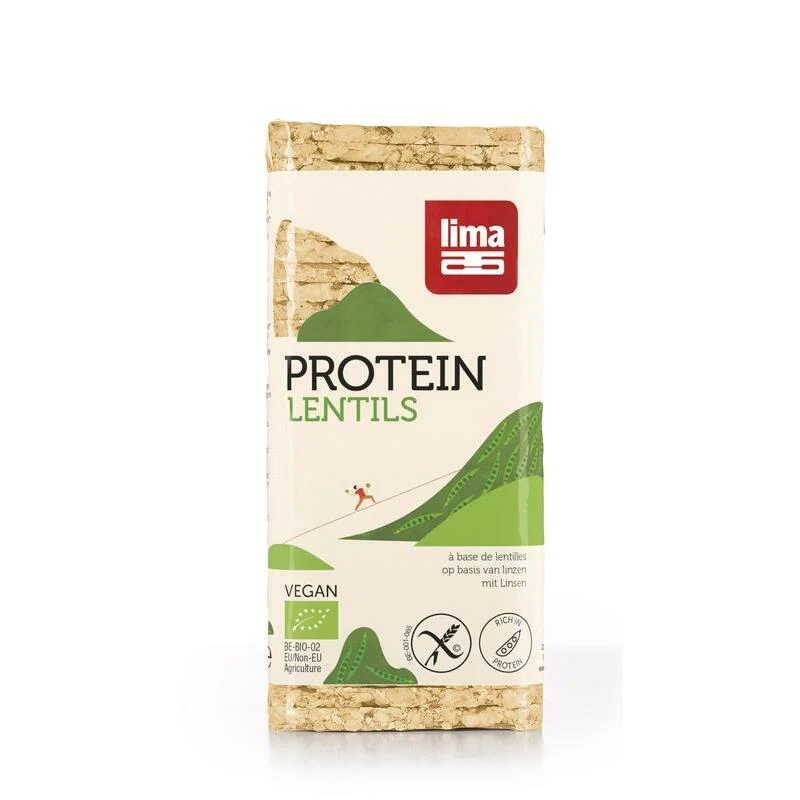 Lima Wafels linzen proteine bio 100g