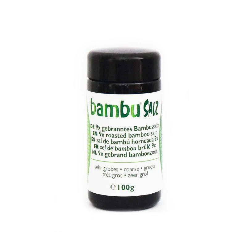 Bambu Salz Bamboezout zeer grof 9x gebrand 100g