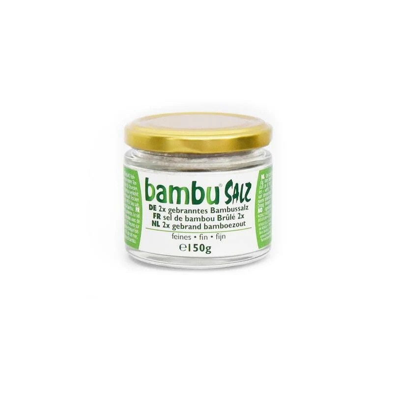 Bambu Salz Bamboezout fijn 2x gebrand 150g