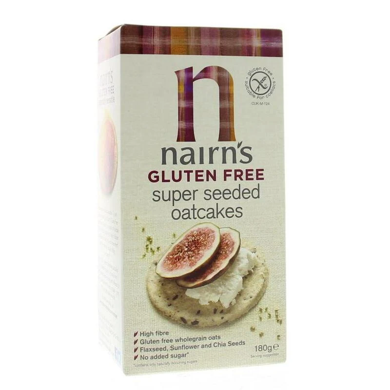 Nairns Oatcakes super seeded 180g