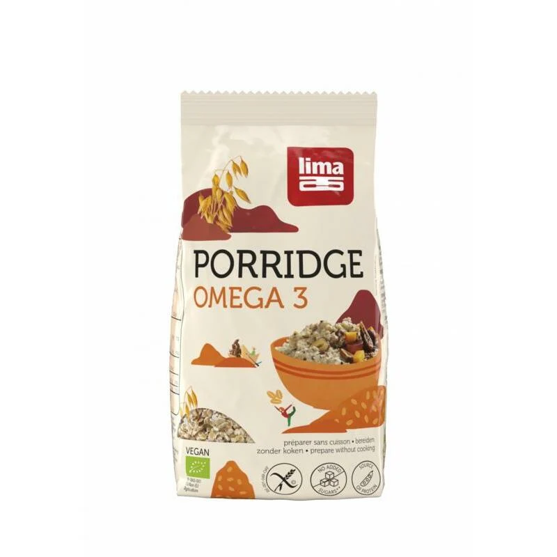Lima Porridge express omega 3 bio 350g