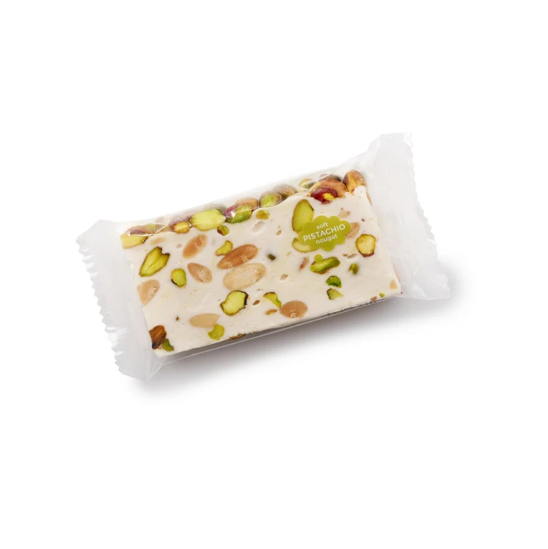 Nougat pistache - zachte slice 100g