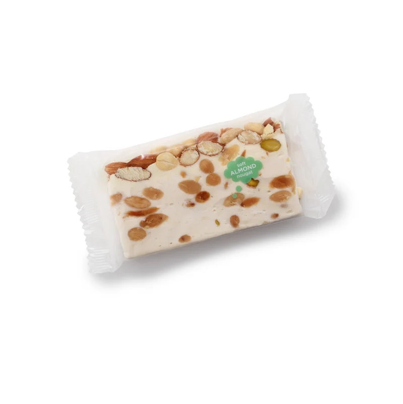Nougat amandel-pistache - zachte slice 100g
