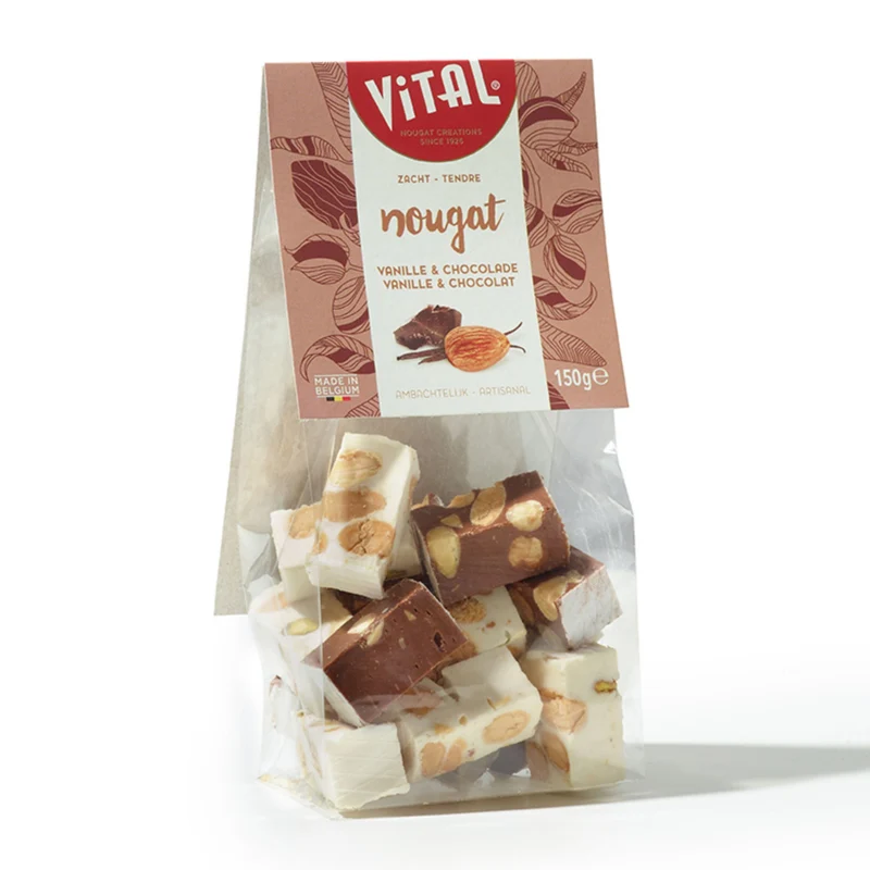 Nougat chocolade-vanille - zacht, 150g
