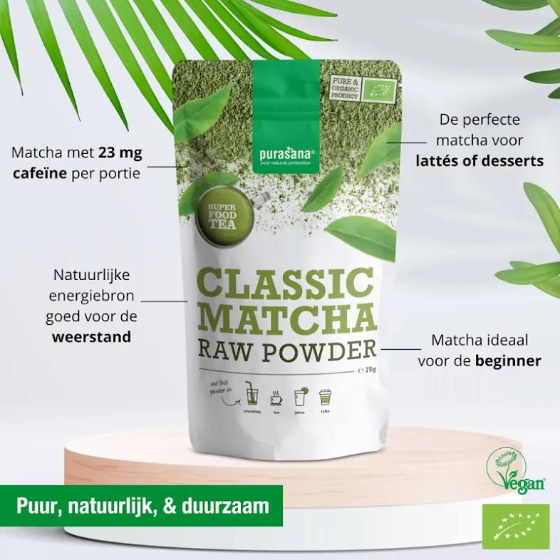 Tijdelijk verkrijgbaar: Matcha (normaal €14,95)