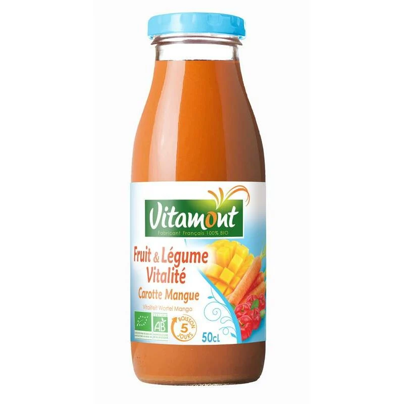 Vitamont Wortel mangosap bio 500ml