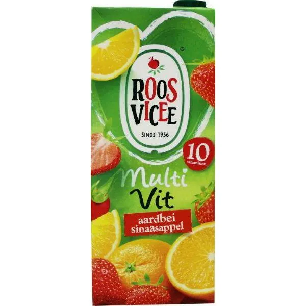 Roosvicee Multi vit aardbei-sinaasappel 1500ml