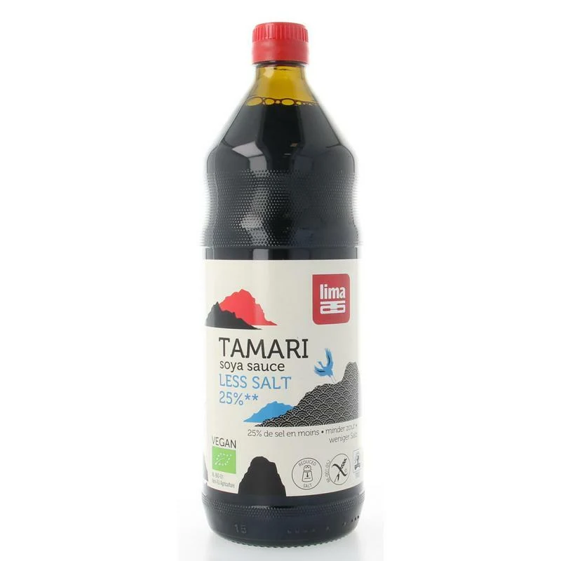 Lima Tamari 25% minder zout bio 1000ml