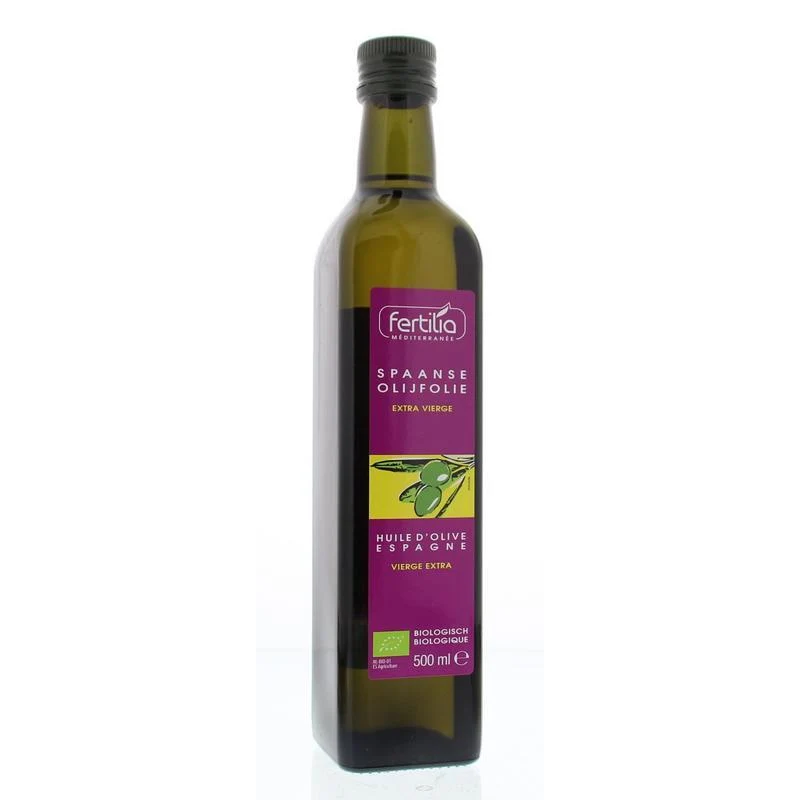 Fertillia Olijfolie spaanse extra vierge bio 500ml