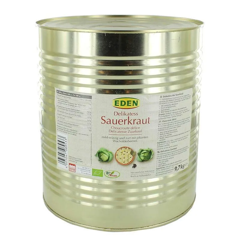 Eden Zuurkool in blik bio 9700g