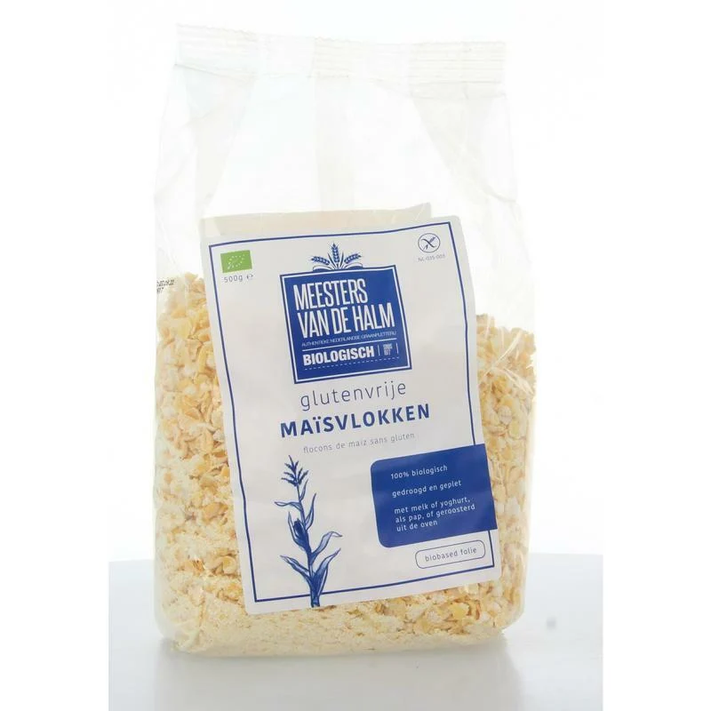 De Halm Maisvlokken bio 500g