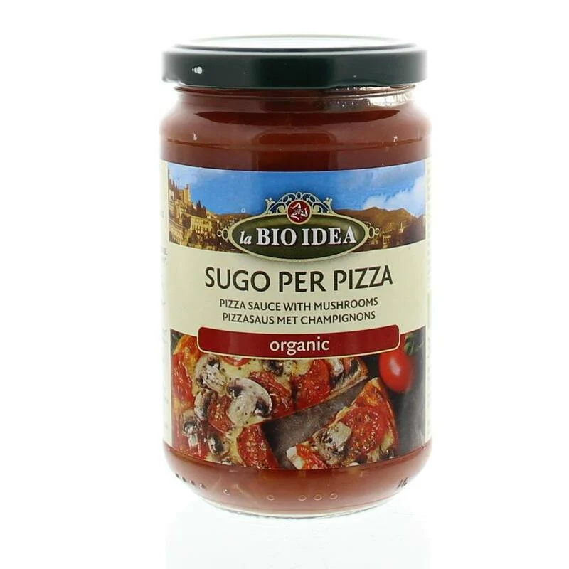 Bioidea Pizzasaus champignons bio 300g
