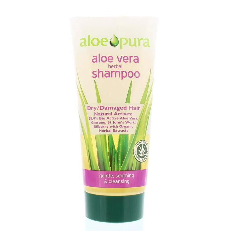 Optima Aloe pura shampoo aloe vera droog/beschadigd haar 200ml
