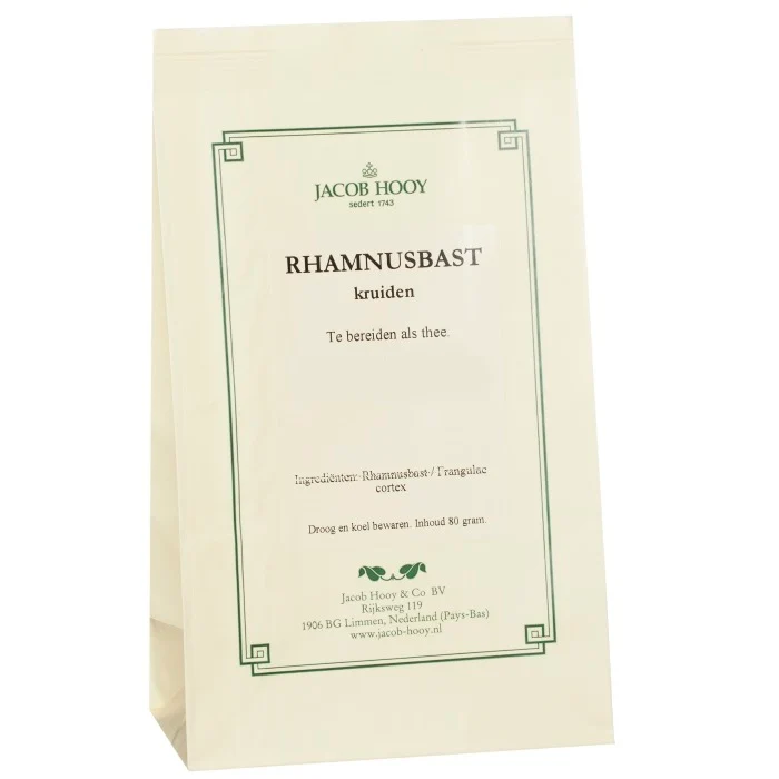 Jacob Hooy Rhamnubast gesneden (geel zakje) 80g