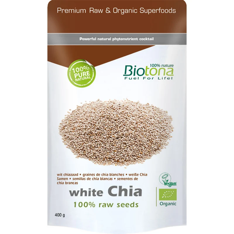 Biotona White chia raw seeds bio 400g