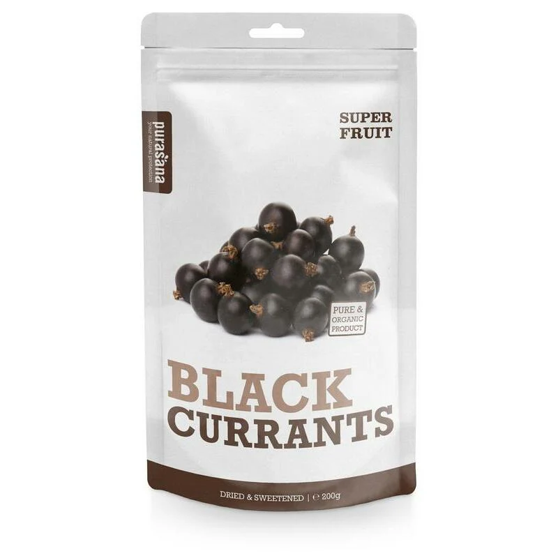 Purasana Zwarte bessen/cassis vegan 200g