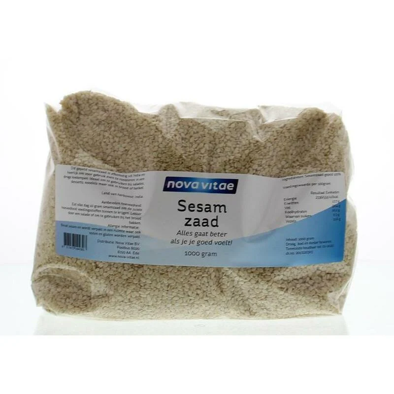 Nova Vitae Sesamzaad gepeld 1000g