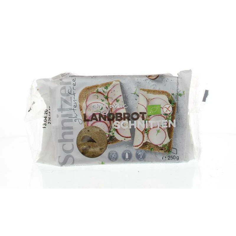 Schnitzer Landbrood boerenbrood glutenvrij bio 250g