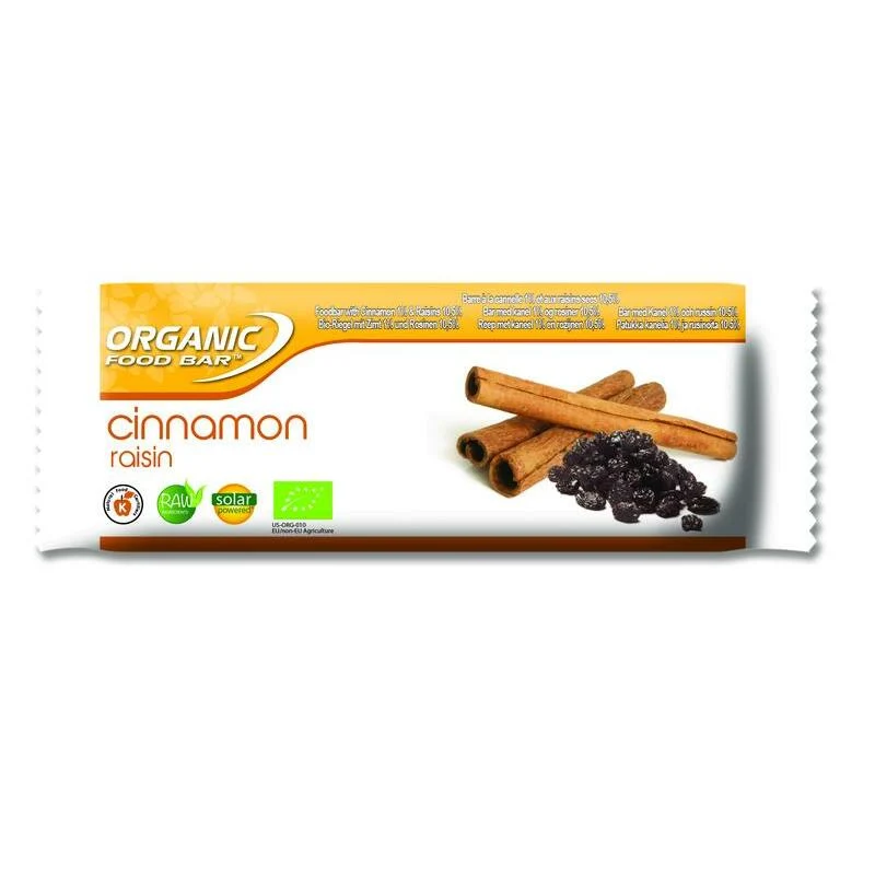 Organic Food Bar kaneel rozijn bio 50g