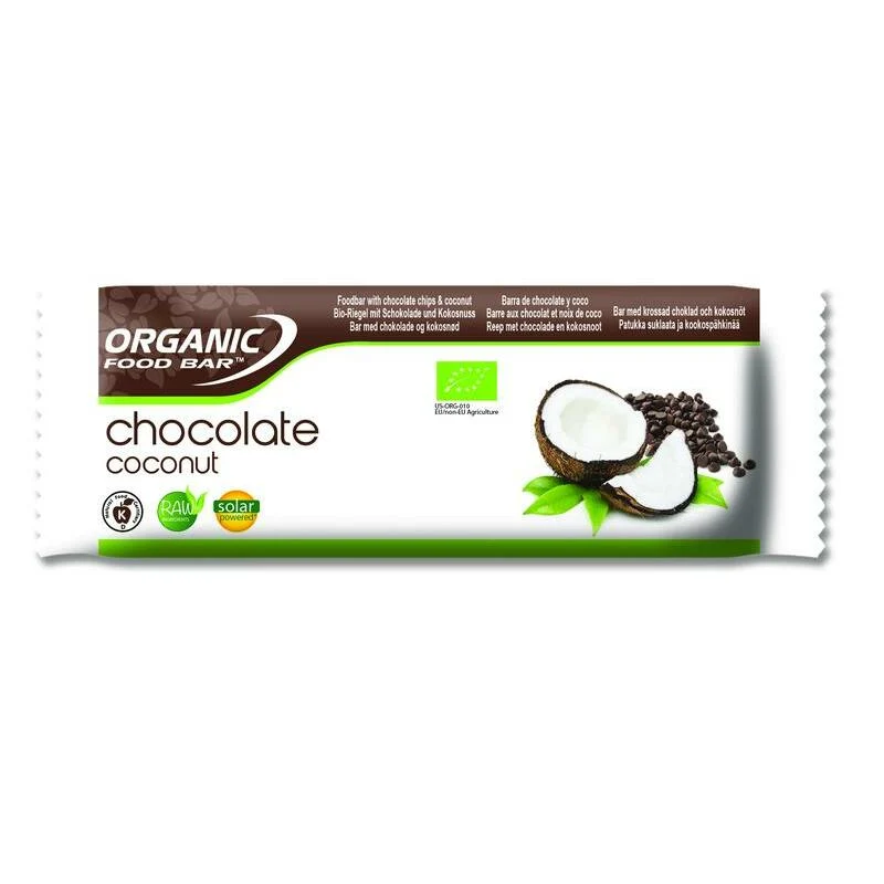 Organic Food Bar chocolade kokosnoot bio 50g