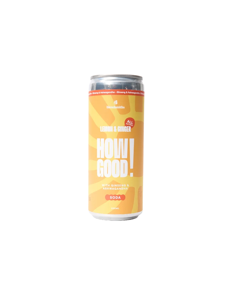 Lemon & Ginger Ashwagandha Soda