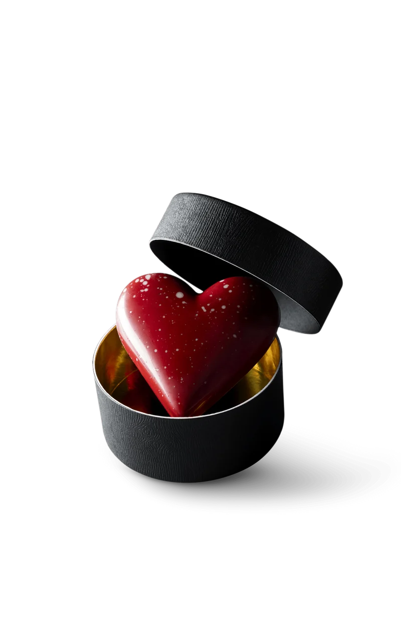 Melkchocolade Hartje
