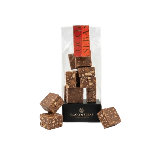 Pinda Karamel Cubes Melkchocolade