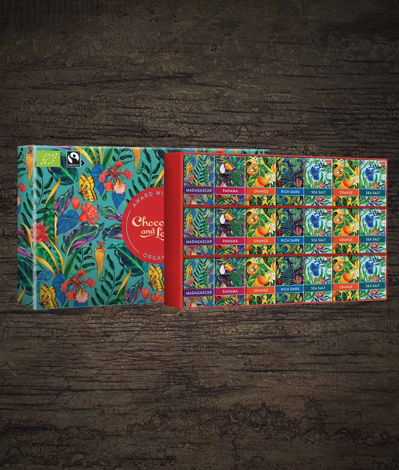 MADAGASCAR NAPOLITAIN CHOCOLATE GIFT BOX - 42 x 5.5g NAPOLITAINS