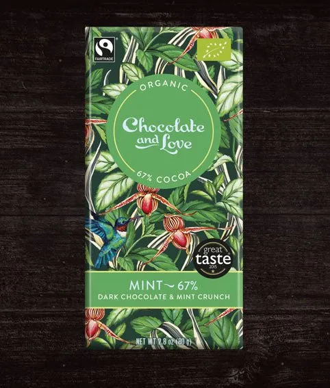 MINT 67% - DARK CHOCOLATE WITH MINT CRUNCH