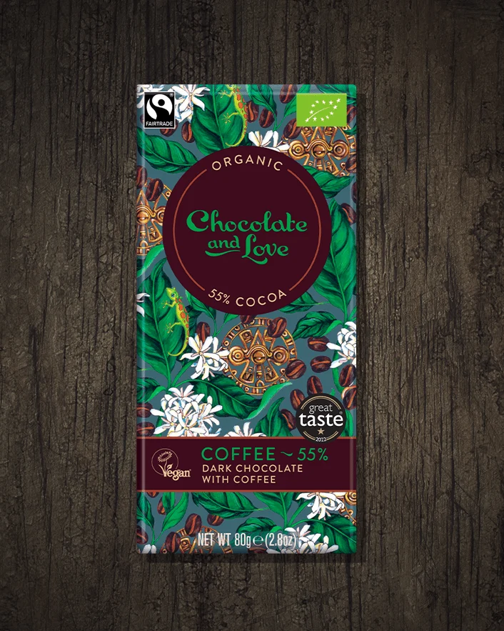 COFFEE 55% - DARK CHOCOLATE WITH ARABICA COFFEE BAR