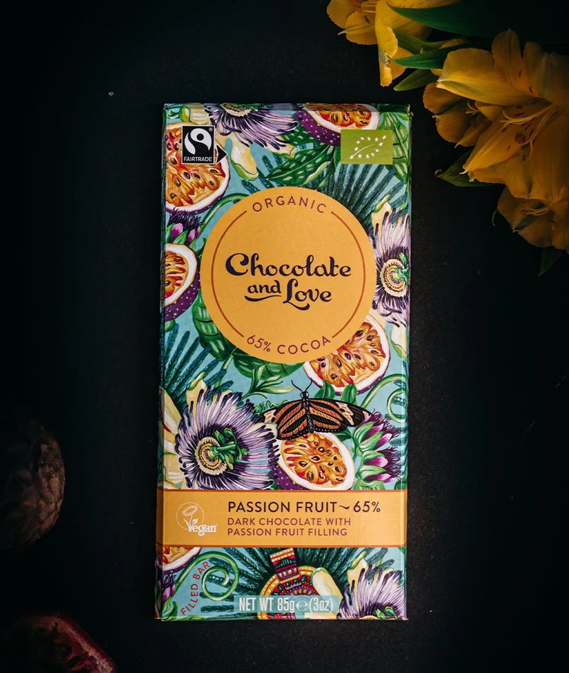 PASSION FRUIT 65% - DARK CHOCOLATE WITH PASSION FRUIT FILLING