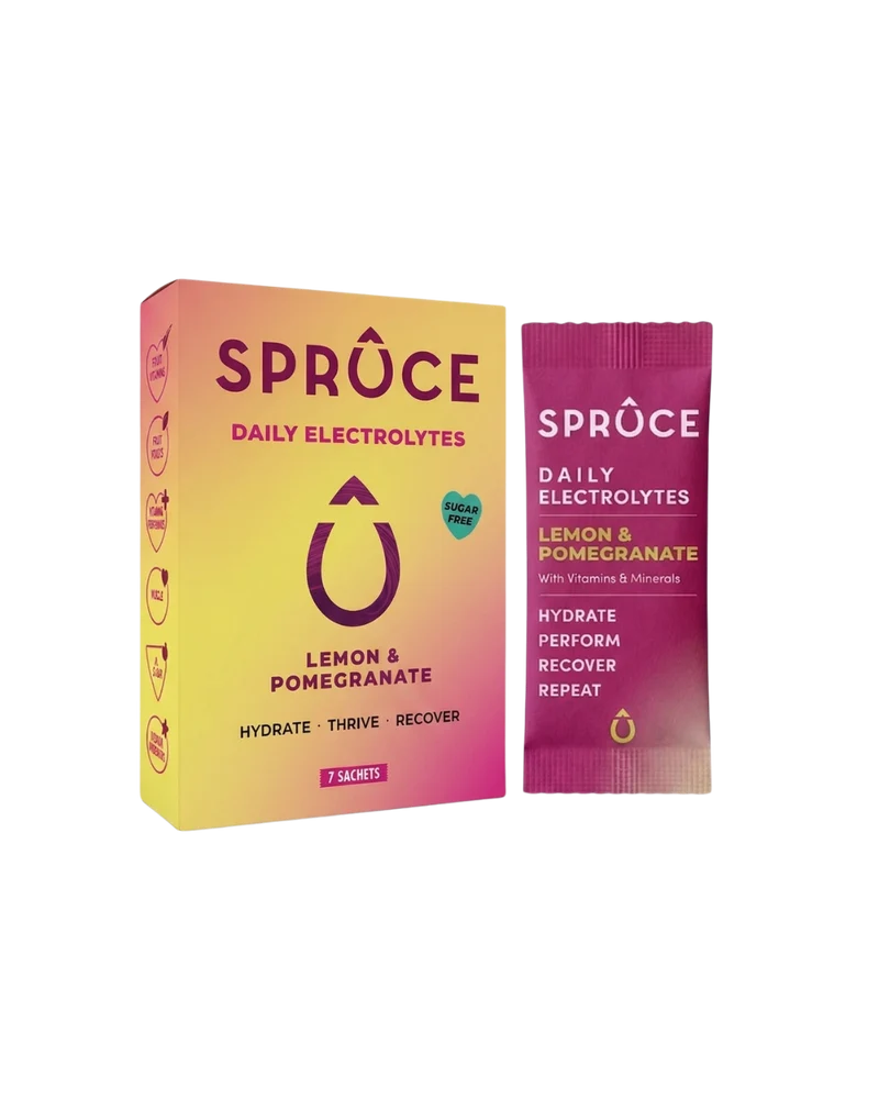 Spruce Daily Electrolyte Lemon & Pomegranate 7 Pack