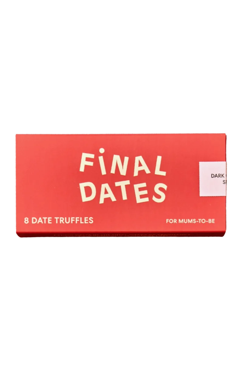 DARK CHOCOLATE SEA SALT DATE TRUFFLES
