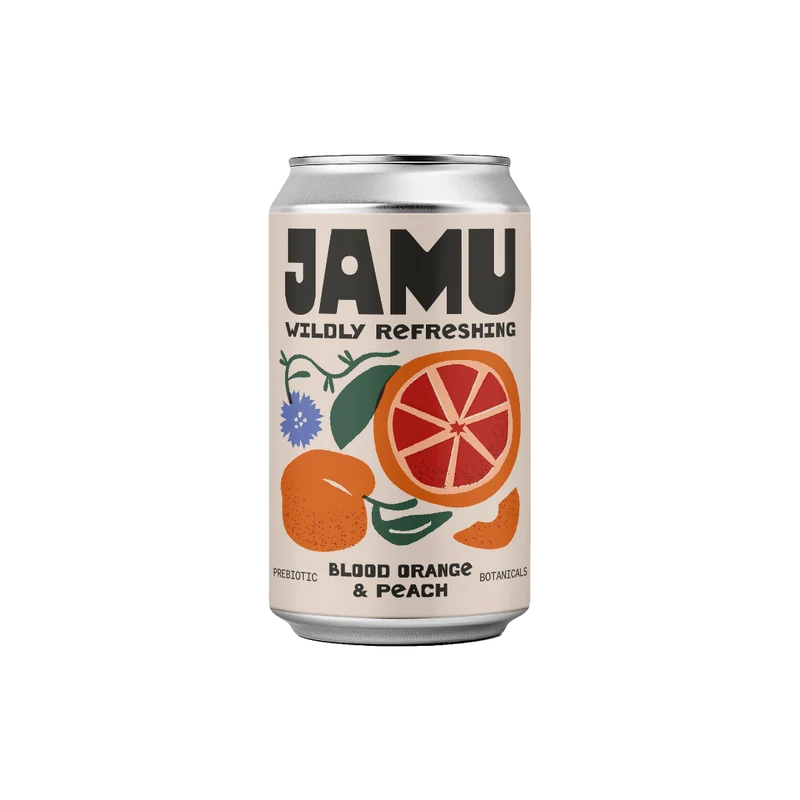 Blood Orange & Peach Premium Soda