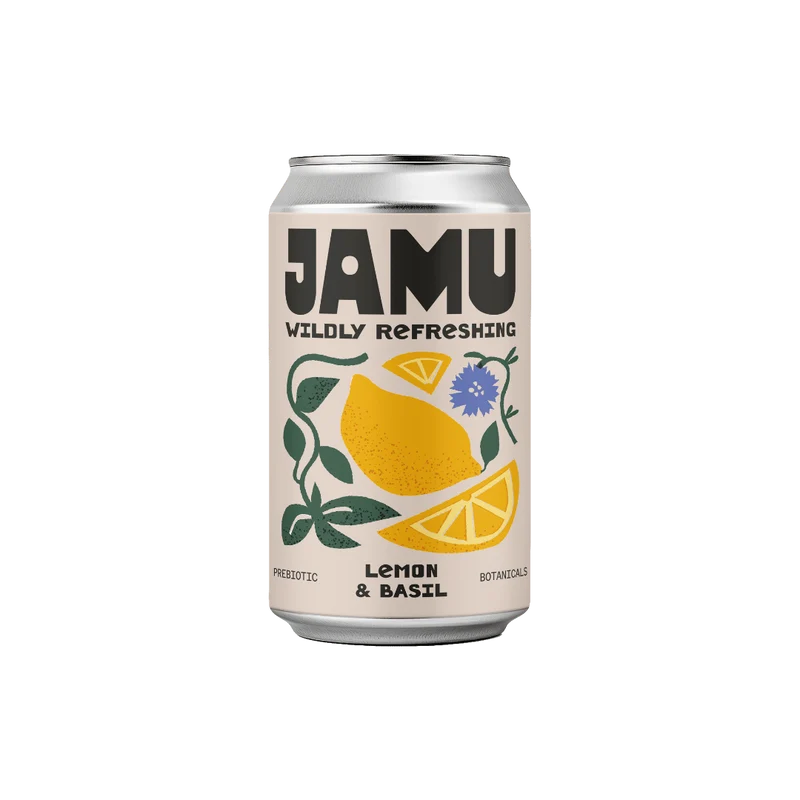 Lemon & Basil Premium Soda
