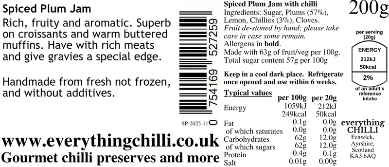 Spiced Plum Jam