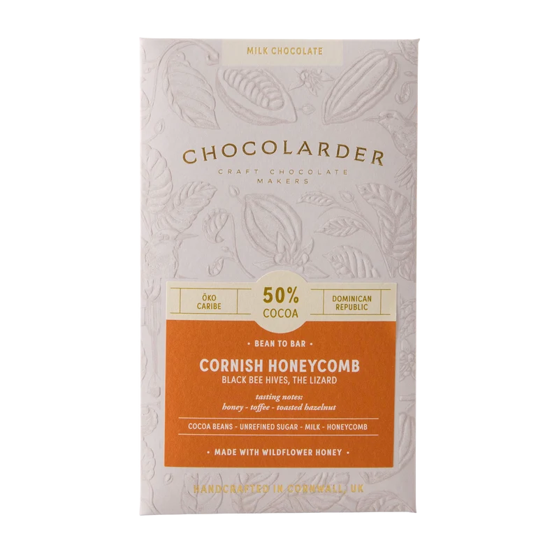 Cornish Honeycomb 50% Milk Chocolate Bar