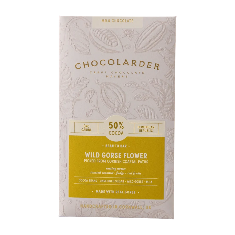 Wild Gorse Flower 50% Milk Chocolate Bar