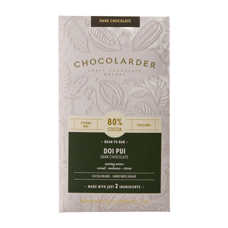 Doi Pui 80% Dark Chocolate Bar