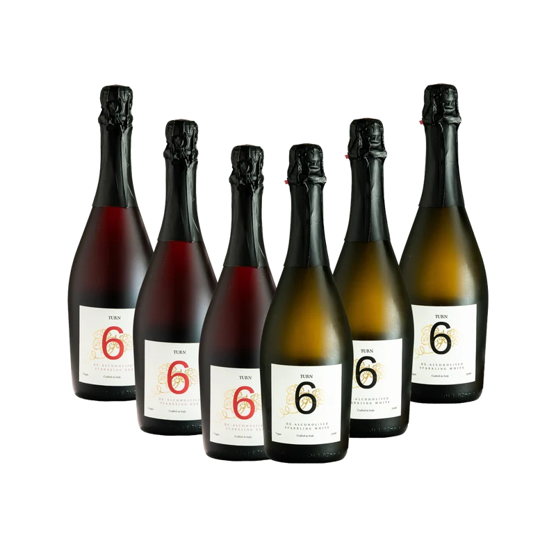 Alcohol-Free Sparkling White & Red - Case of Six