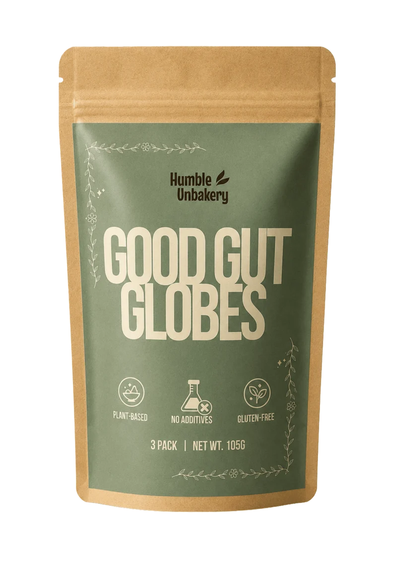 Good Gut Globes - Nut butter-stuffed, dark chocolate-covered date globes