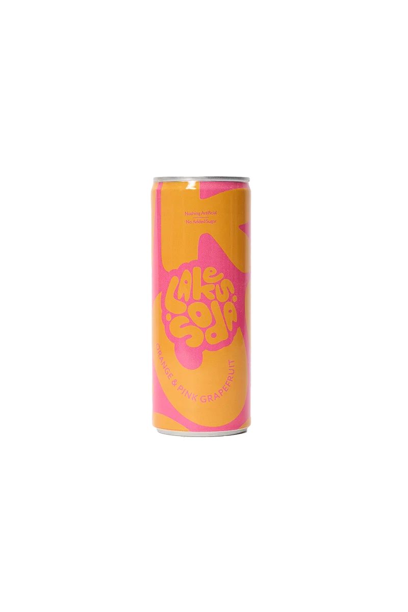Orange & Pink Grapefruit Soda