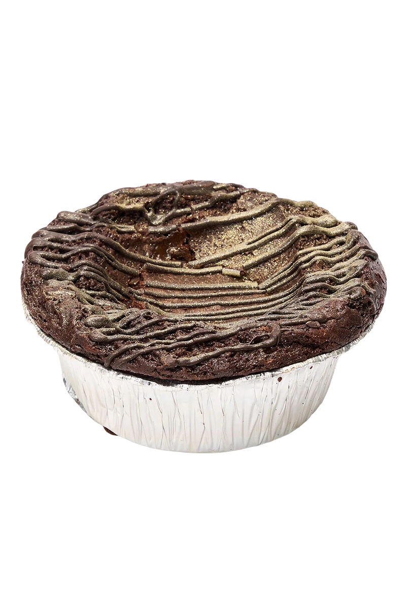 Salted Caramel Brownie Pie (Gluten Free)