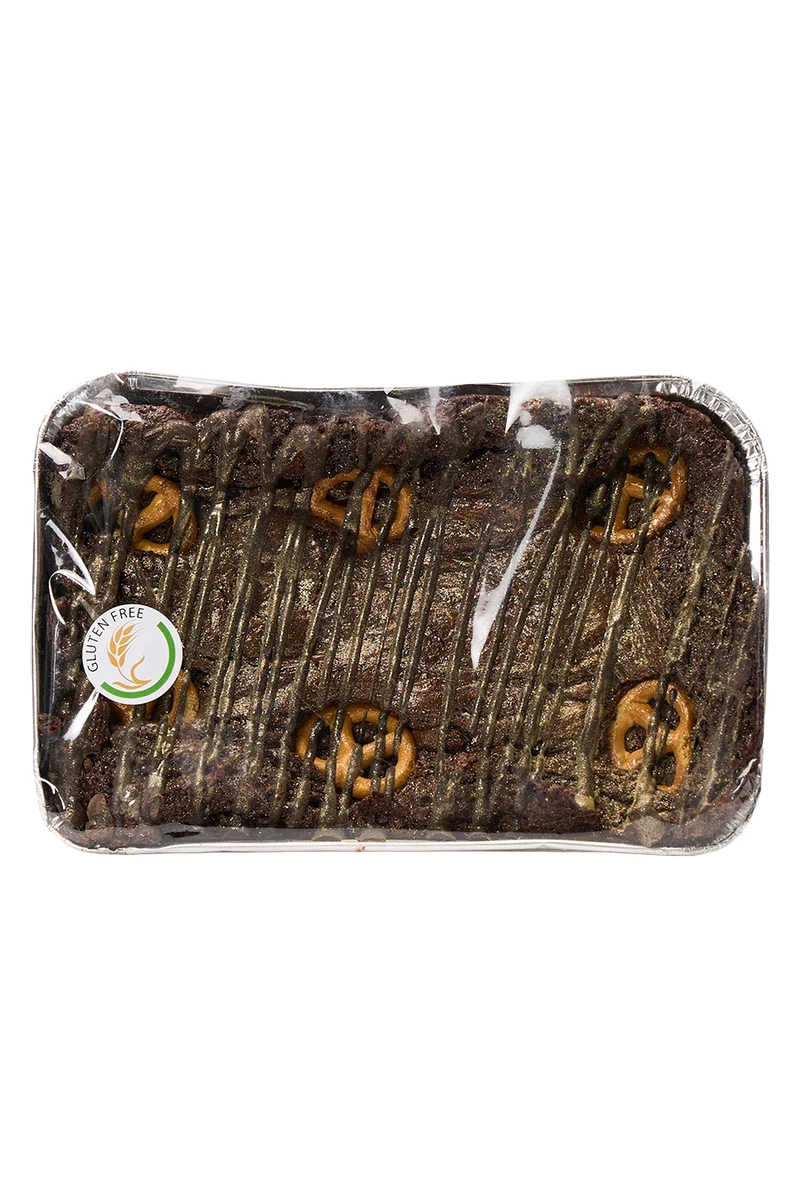 Caramel Pretzel Little Luxury Brownie Tray (Gluten Free)