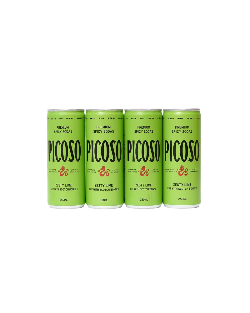 Zesty Lime & Scotch Bonnet Spicy Soda (4 pack)